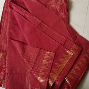 Elegant Red Saree