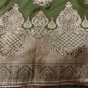 Fancy Work In Banarasi  Fabric