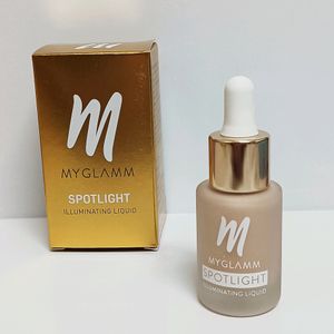 MyGlamm Spotlight Illuminating Liquid - Stardust | Liquid Metal Finish Sheer Highlighter For Dewy Look