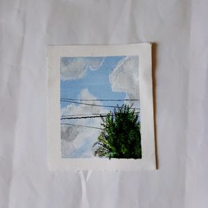 CLOUD acrylic Canvas Painting Sheet (HANDMADE)