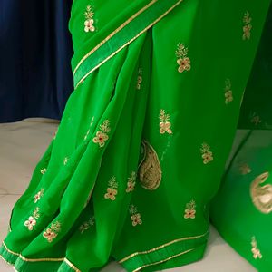 Green Savan Saree