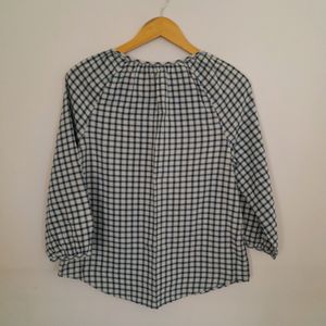 Dnmx Multi Color Checks Top (Women's)