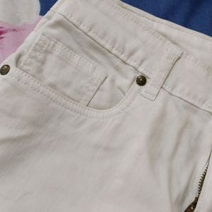 Jeans White Very Comfortable