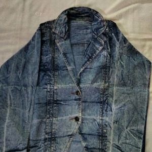 Denim Full Sleeves Jacket