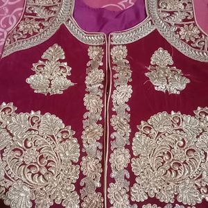 New Anarkali Suit With Heavy Valvate Jacket Must B