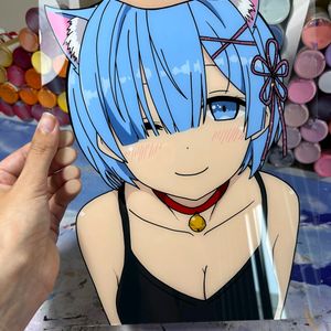 Rem !! Anime Glass Painting