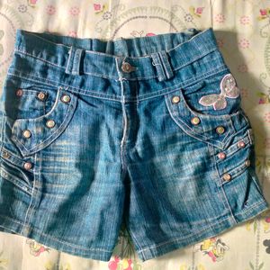 Denim Shorts For Girls