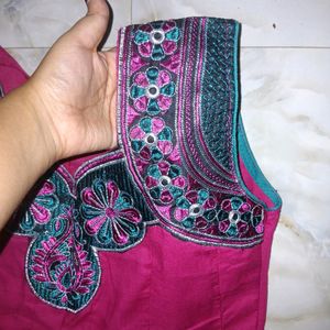 Embroidered Anarkali Kurta