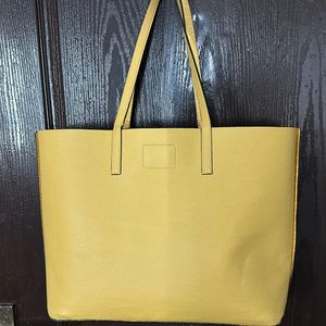 VAN HEUSEN Reversible Tote Bag Mustard