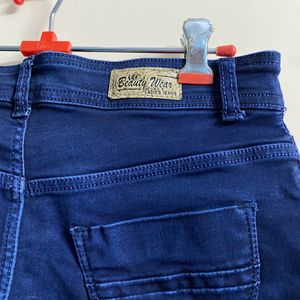 Navy Blue Denim Short Women’s