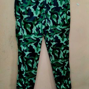 ADSHL Men Solid Green Army Track Pant