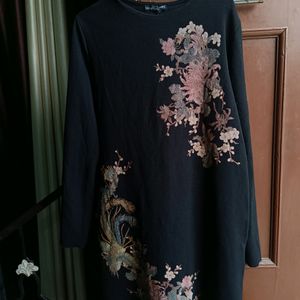 Zara Jacquard Stretchable Dress