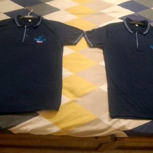 Set Of 2 Blue Shirts.