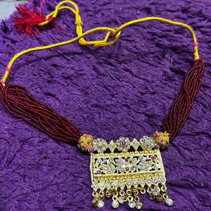 Royal Golden Neckpiece**