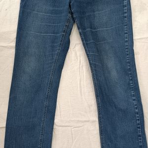 DARK BLUE STRAIGHT FIT JEANS