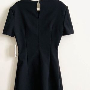 Zara Black Zip Up Dress Size - Xs