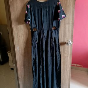 Embroidery Long Gown Style Kurti For Women.