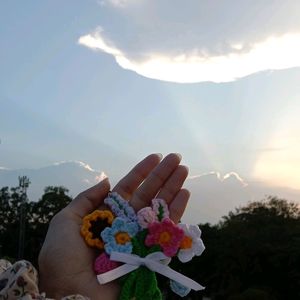 Crochet Bouquet Keychain 💐