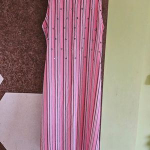 Halter Pink Kurti