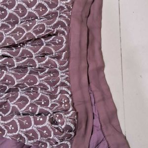 Semi Stitch  Lahnga With Dupatta