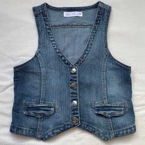 Zara Denim Vest