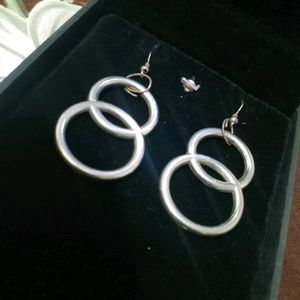 Silver Colour Earrings 🤍