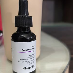 Minimalist Hair Growth Actives.