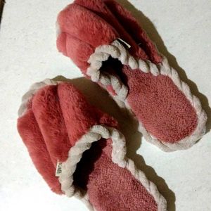 Slippers Winter Fur Soft Flip Flops