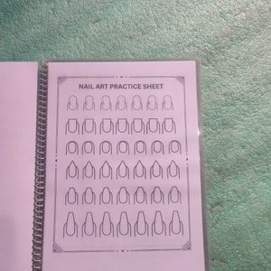 It's Nail art Practice  Book