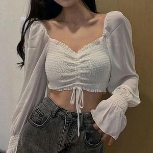 Elegant White Top 💗