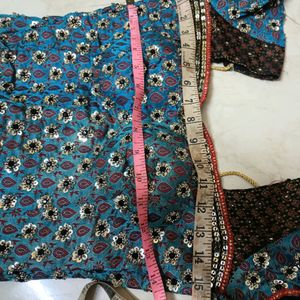 Designer Traditional Chaniya-crochet Padded SALE