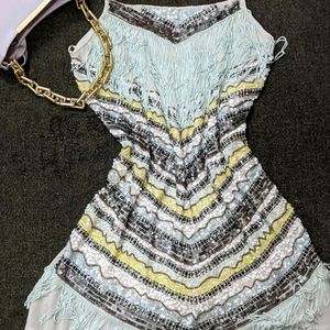 Beaded Short Dress