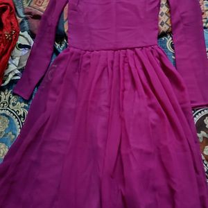 Purple 💜 Colour Gown For Girls Only Rs 199