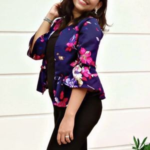 Beautiful Floral Printed Jacket