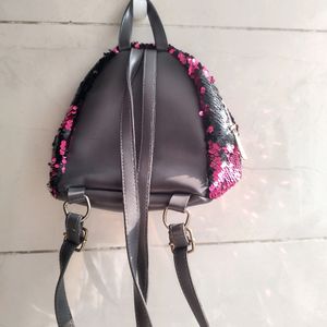 Sequin Backpack Style Purse