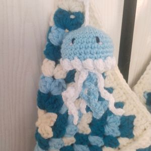 Cute Crochet Octopus Keychain