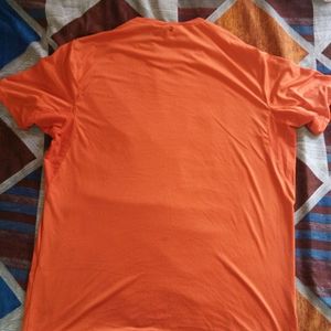 Combo Of 3 T-shirts, Orange, Black and Rust Color