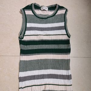 Korean Vest Crop Top