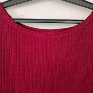 Bodycon Maroon Dress