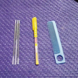 Three Butterflow Pen Refill with One Goldex Pe