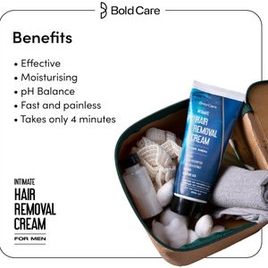 Bold Care Hair Removal Cream for Men 100Ml