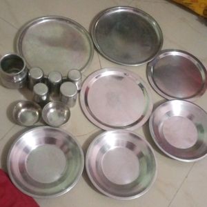 Stainless Steel Dinner Set