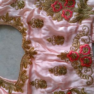 Peach  Shade Beautiful Lehnga