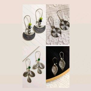 Combo Of Oxidised Earrings