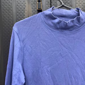 Lavender High Neck Tshirt