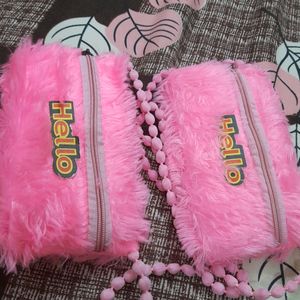 Kids Girls  Purse(combo  Of  2 Pc)