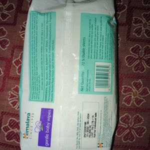 himalaya baby wipes  72 Pcs