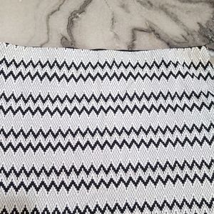 Skirt With Zig Zag Print