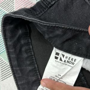 Charcoal Slim Fit Casual Wear Jeans - Here & Now