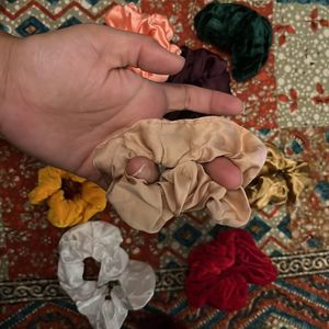 Pack Of 10 Assorted Scrunchies